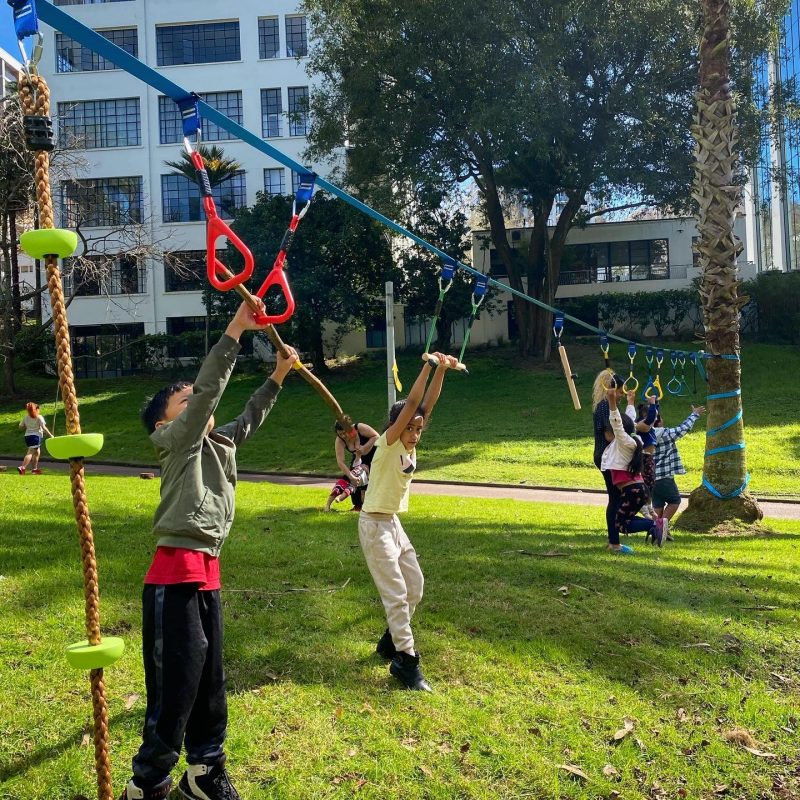 Ninja obstacle course