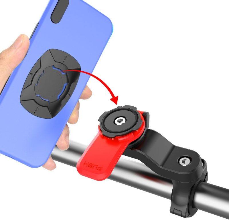 Quadlock Compatible Bike Holder - Secure Bicycle Twist Lock Phone Mount