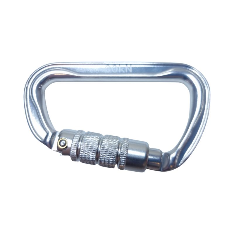 30KN D-type Carabiners (Twist Lock) - Image 3