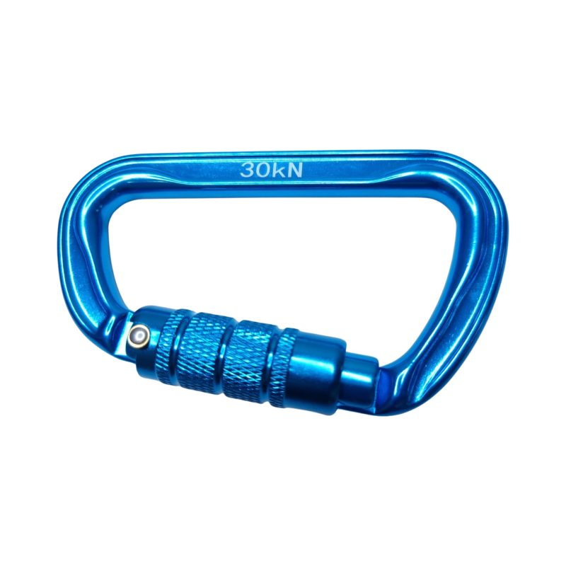 30KN D-type Carabiners (Twist Lock) - Image 4