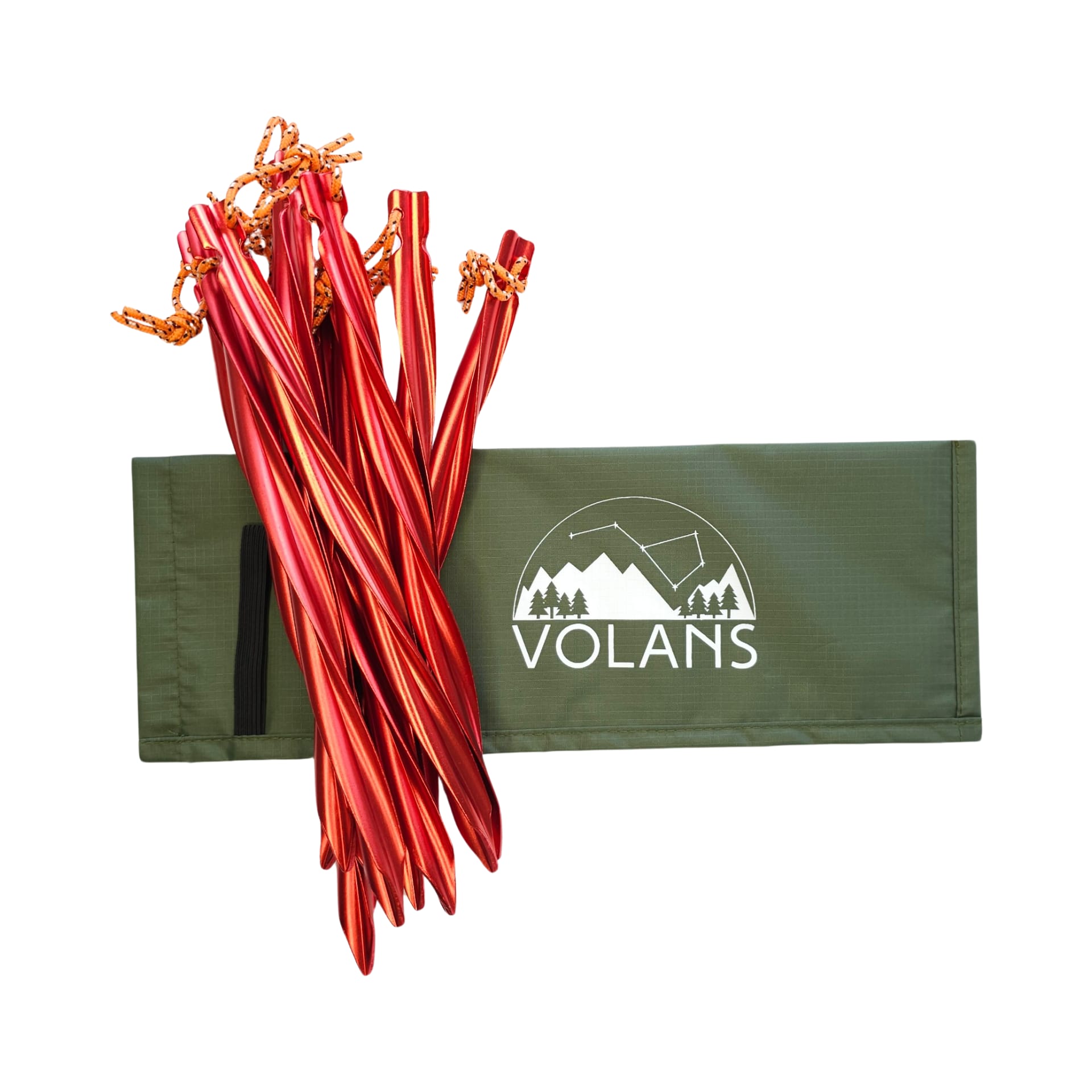 Aluminium spiral tent stakes 250 mm