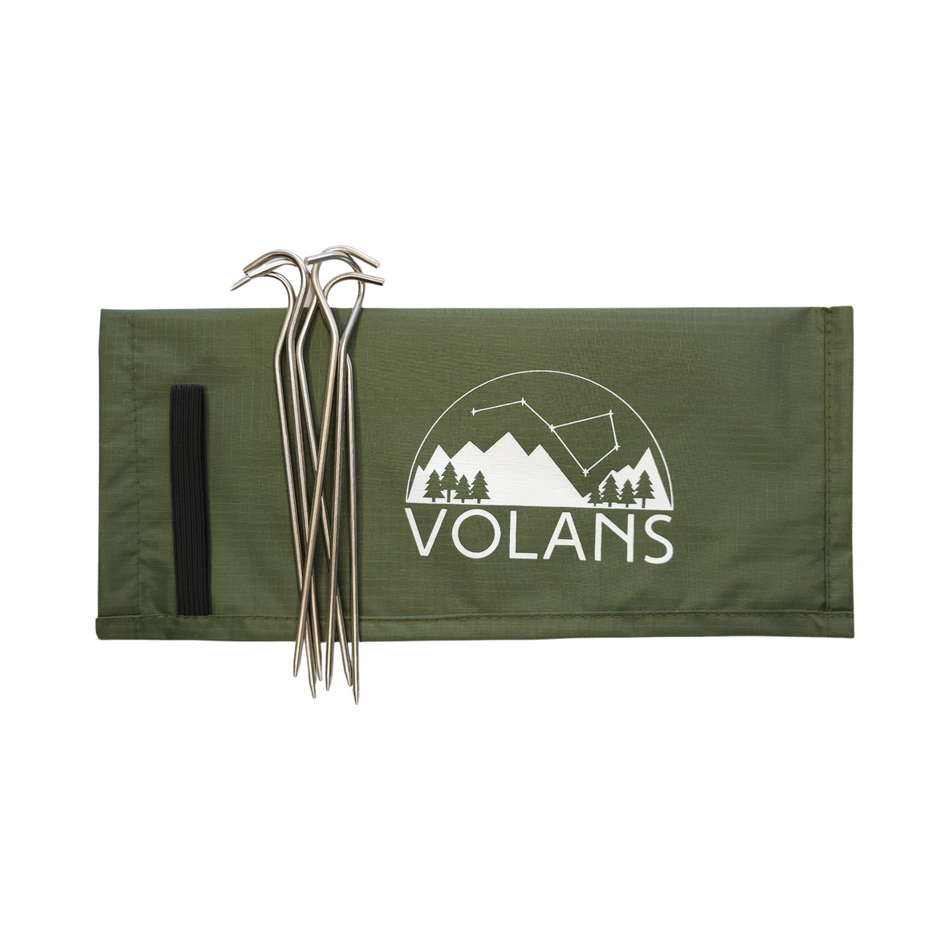 Titanium hook tent pegs 15.4 cm