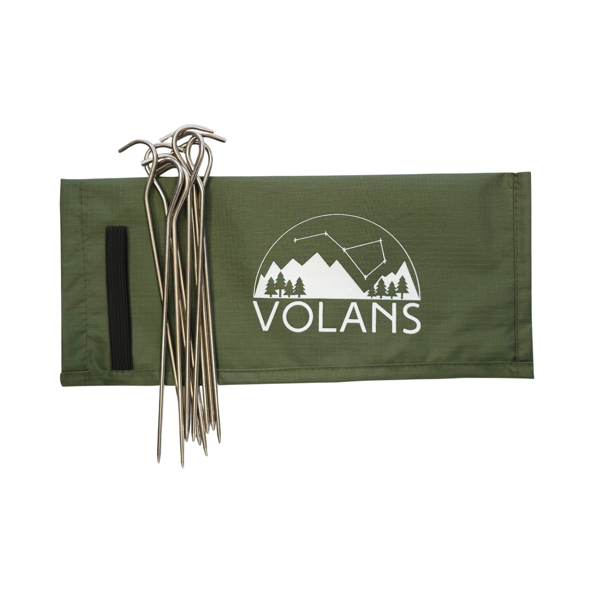 Titanium hook tent pegs 17 cm