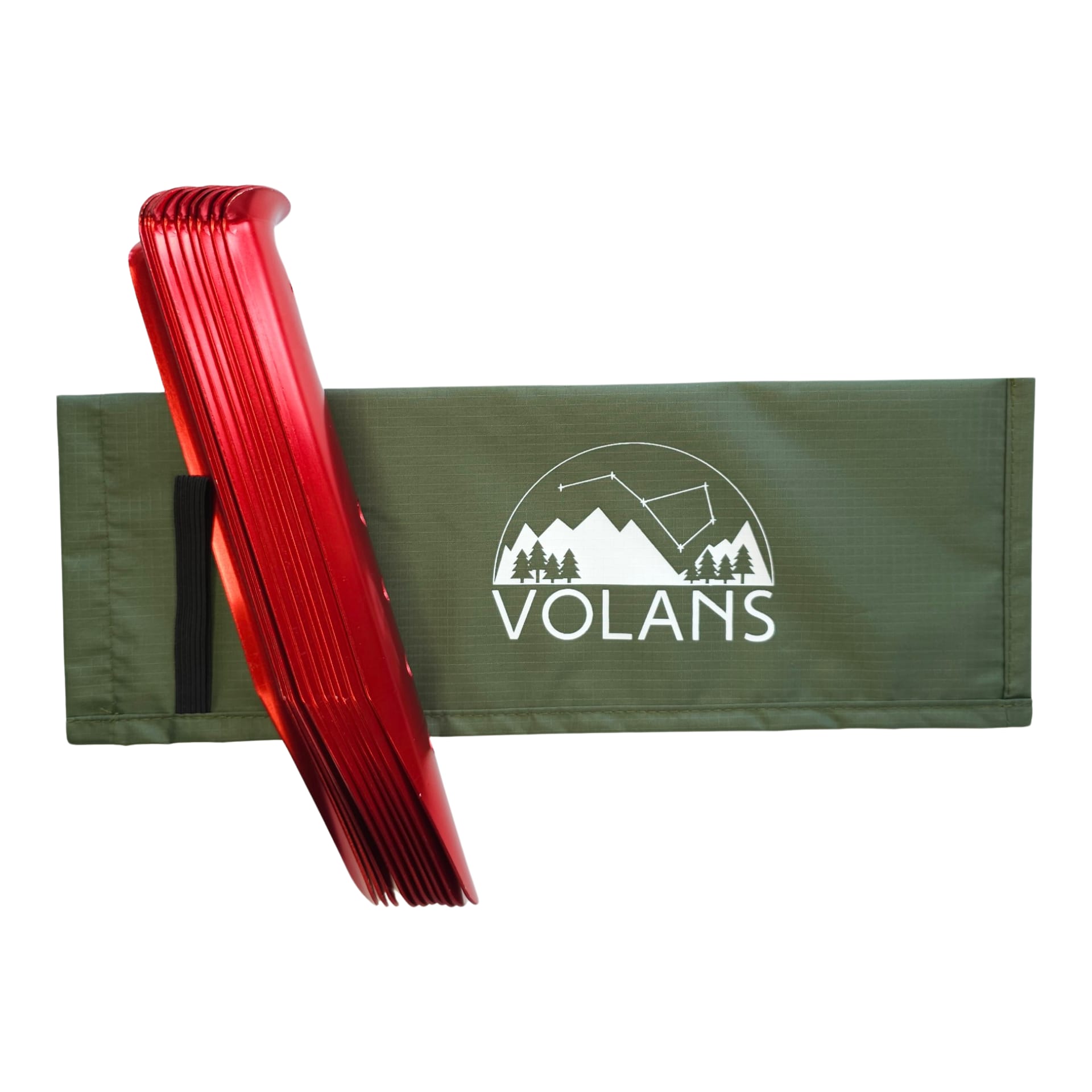 U-shaped tent stakes for sand and snow
