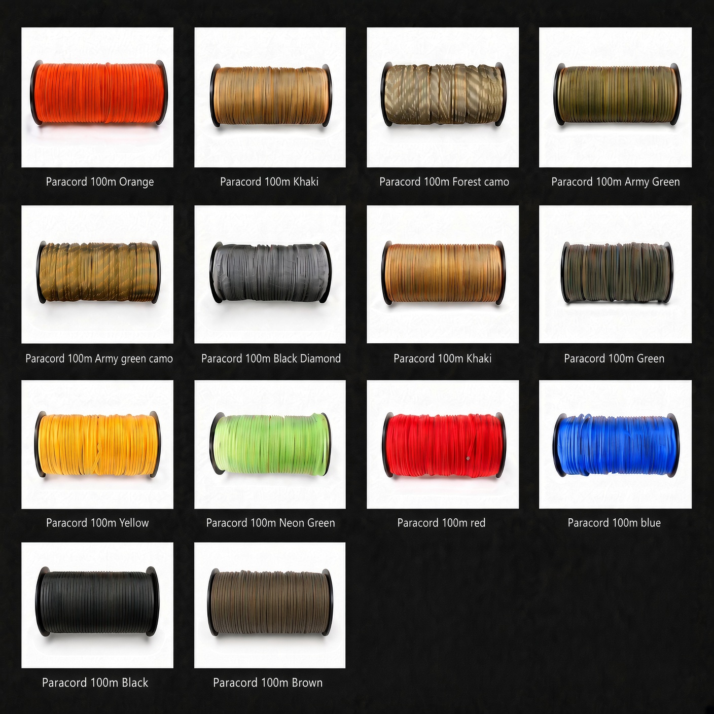 Volans Premium UV-Stable Paracord 100m — NZ Conditions