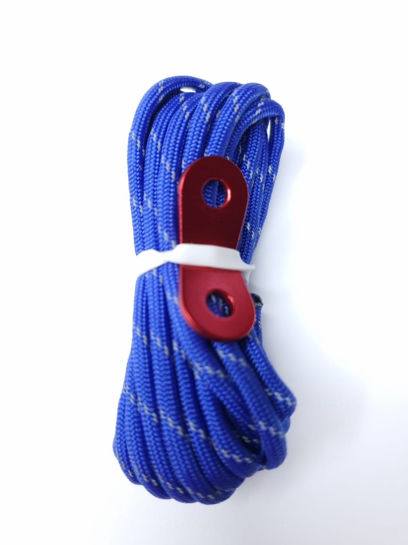 Reflective Tent Guy Lines with Aluminium Guyline Adjuster VOLANS