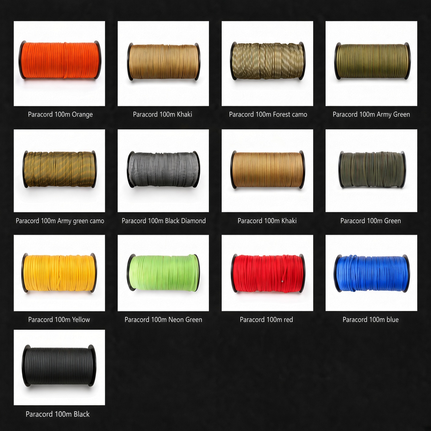 Volans Premium UV-Stable Paracord 100m — NZ Conditions