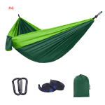 Two person Lightweight Camping Hammock with Tree Straps and Carabiners