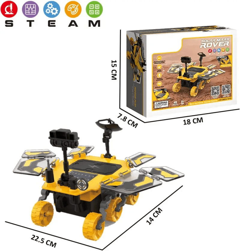 Solar Mars Rover Toys - STEM Project for Kids | DIY Solar Exploration Car Kit - Image 7