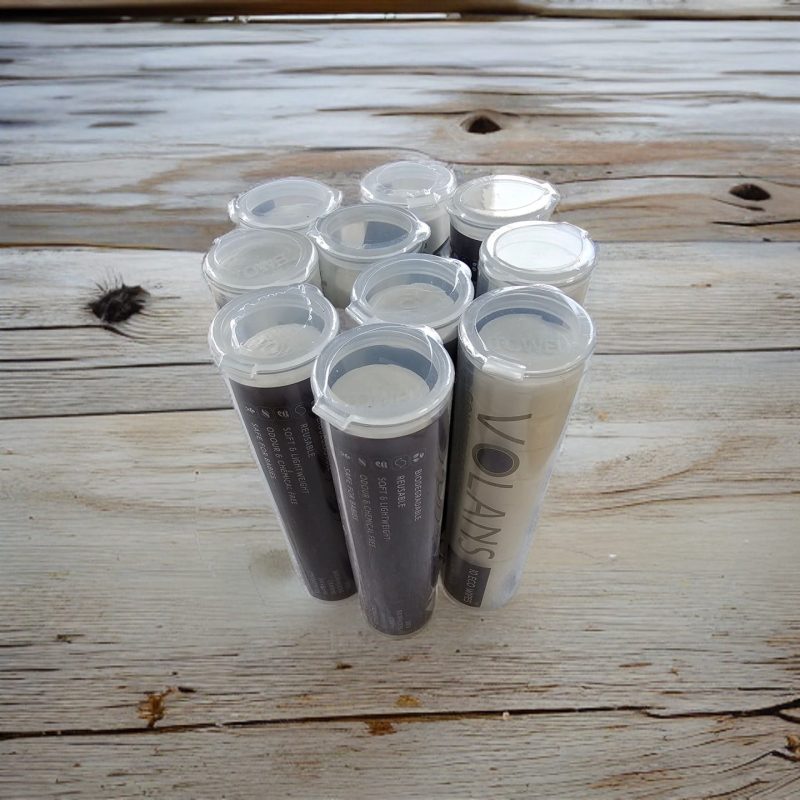 Volans Eco Wipe Tablets - Eco friendly reusable compressed towels; Great for outdoor pursuits - 10*Tubes (100 Tablets)