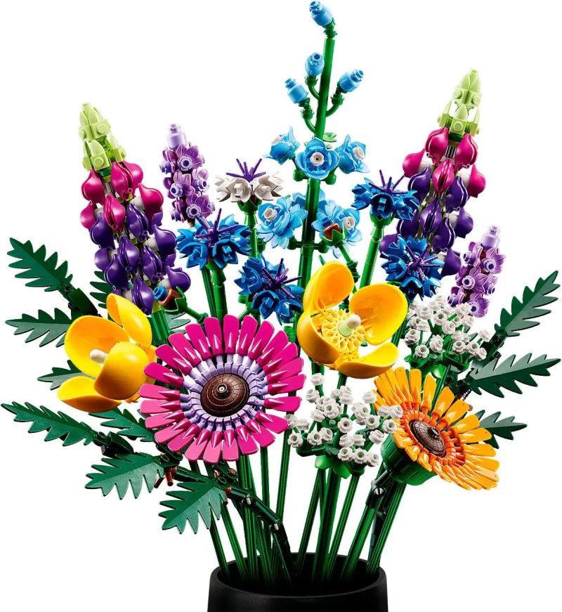 939pcs BuildMoc Wildflower Bouquet Set | Ages 13+