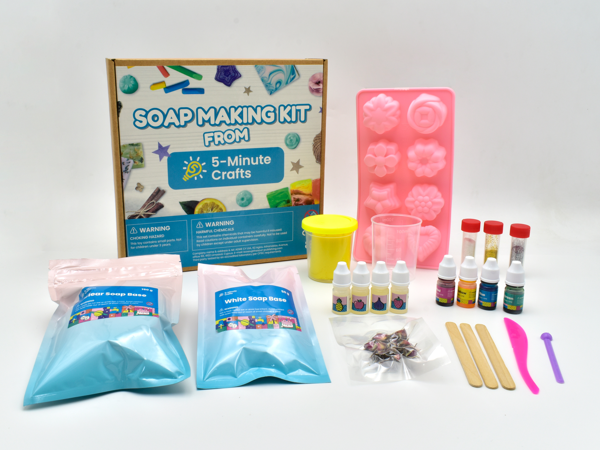Volans Soap Making Science Kit | Premium STEM / DIY science for Kids 8+