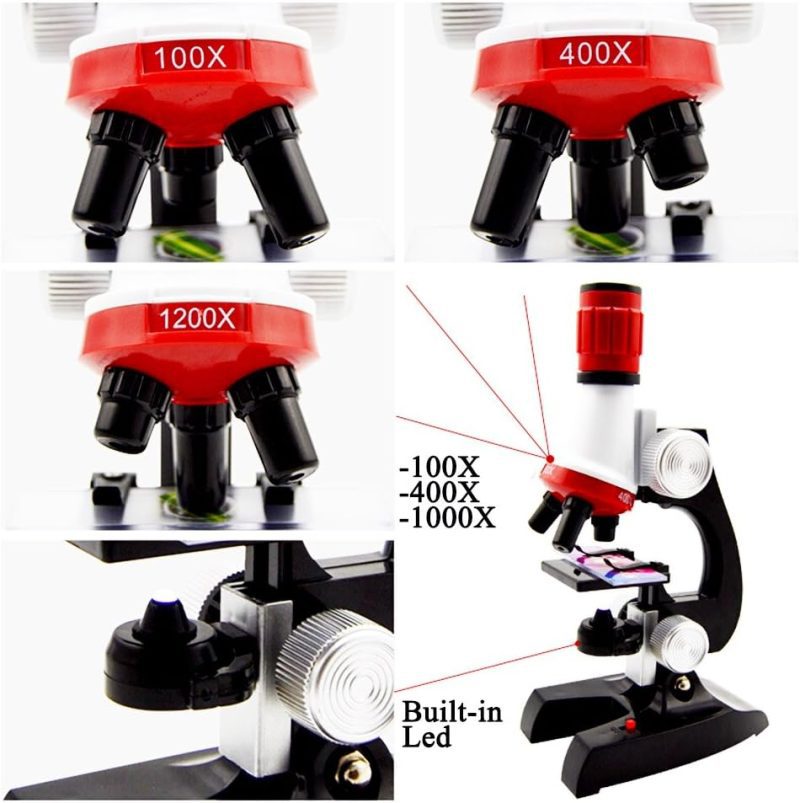 Kids Microscope Set - 1200X in Box | Microscope for Young Scientists - Multiple colour options - Image 8