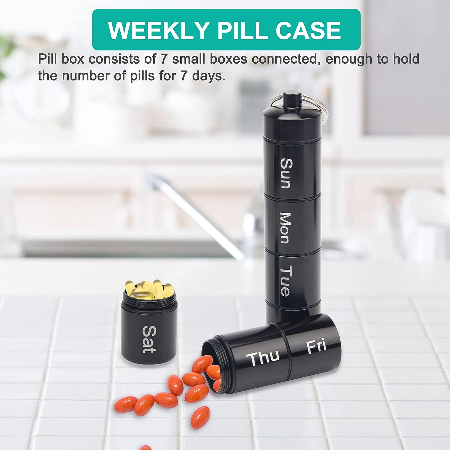 Aluminium-pill-holder
