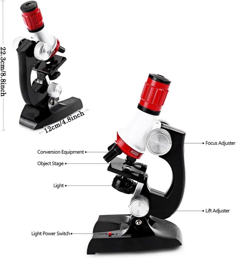 Kids Microscope Set - 1200X in Box | Microscope for Young Scientists - Multiple colour options - Image 5