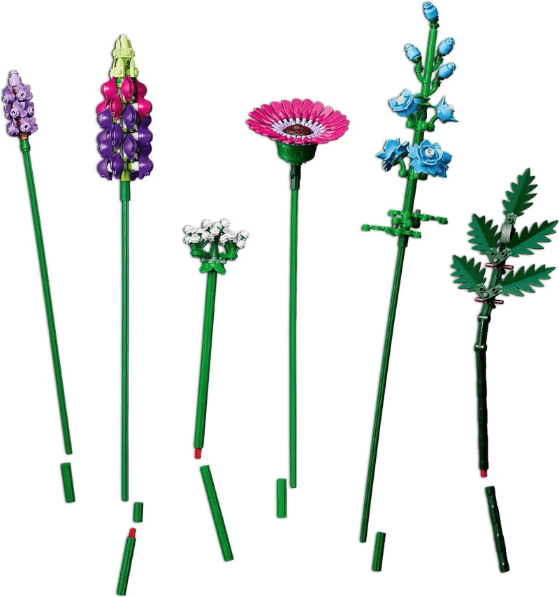 939pcs BuildMoc Wildflower Bouquet Set | Ages 13+ - Image 6