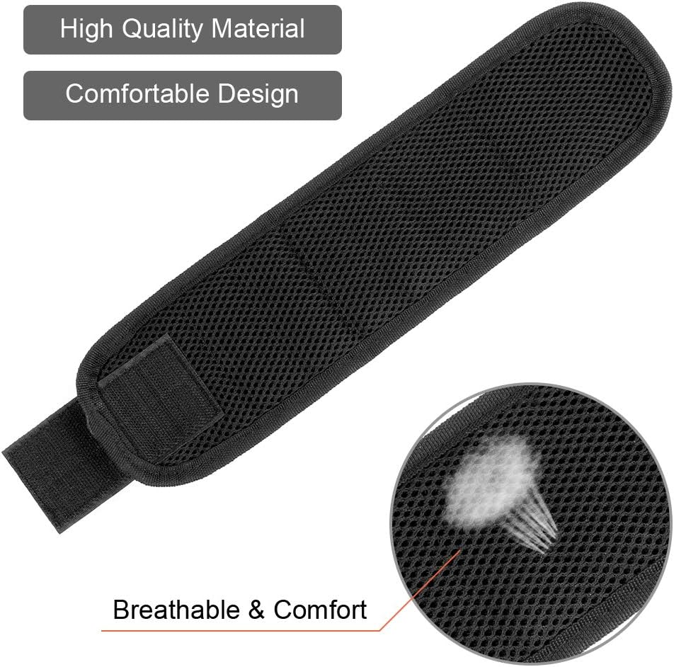 Magnetic Wristband - 5 Powerful Magnets for Holding Screws, Nails, Bolts, Drill Bits, Fasteners, Scissors, and Other Small Tools - Image 4