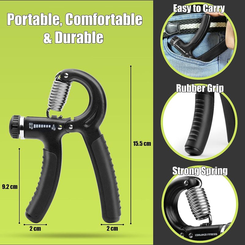 Adjustable Hand Grip Trainer | Hand Exerciser: 5-60 kg - Image 8