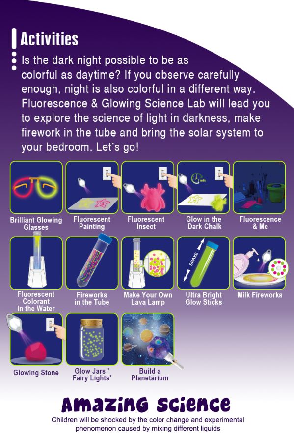 Fluorescence & Glowing science lab