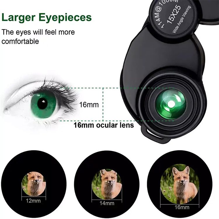 10x25 Compact Binoculars | Waterproof - Image 7