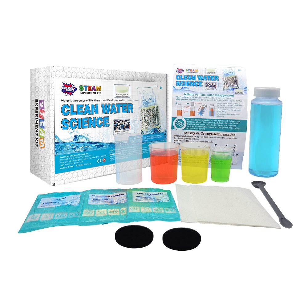 Volans Educational Clean Water Science Kit for Kids (Make your own ...