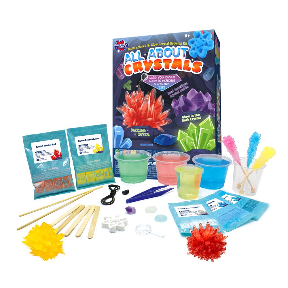 Volans All About Crystals STEM Set - Crystal Growing Science Kit | DIY ...