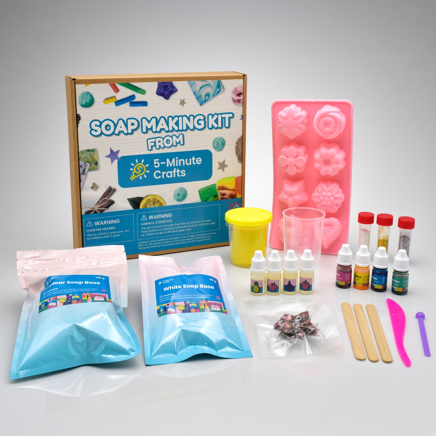 Volans Soap Making Science Kit | Premium STEM / DIY science for Kids 8+