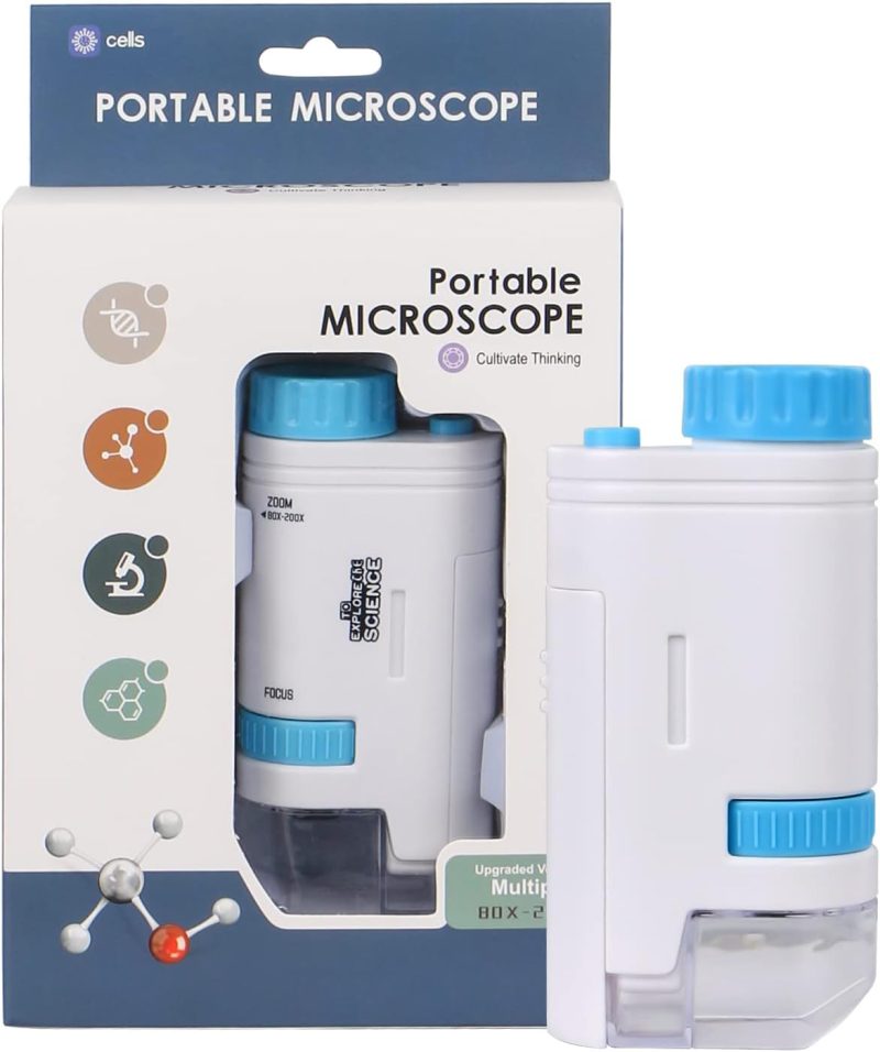 Kids Microscope Handheld - 200x | Blue or Pink - Image 6