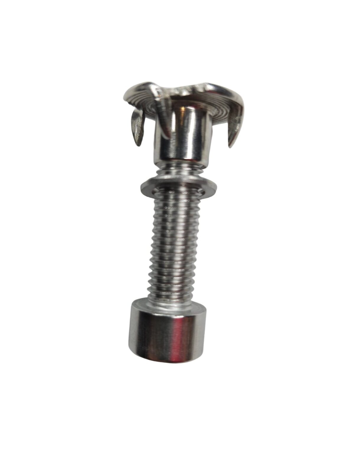 M10 x 50 mm stainless T-nut bolt and washer set for climbing holds