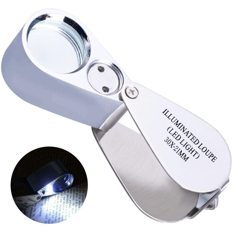 Loupe Magnifying Glass with LED