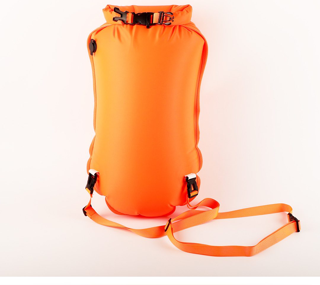 Premium Open Water Swim Buoy with Double Airbag, Gear Storage & Grab Handle - Image 6