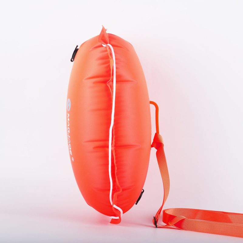 Premium Double Airbag Open Water Swim Buoy with Grab Rope - Image 6
