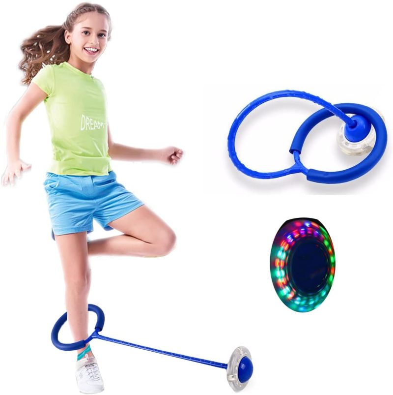 Dynamo Skip-It Ball - Kids Ankle Skip Ball with Flashing Lights - VOLANS