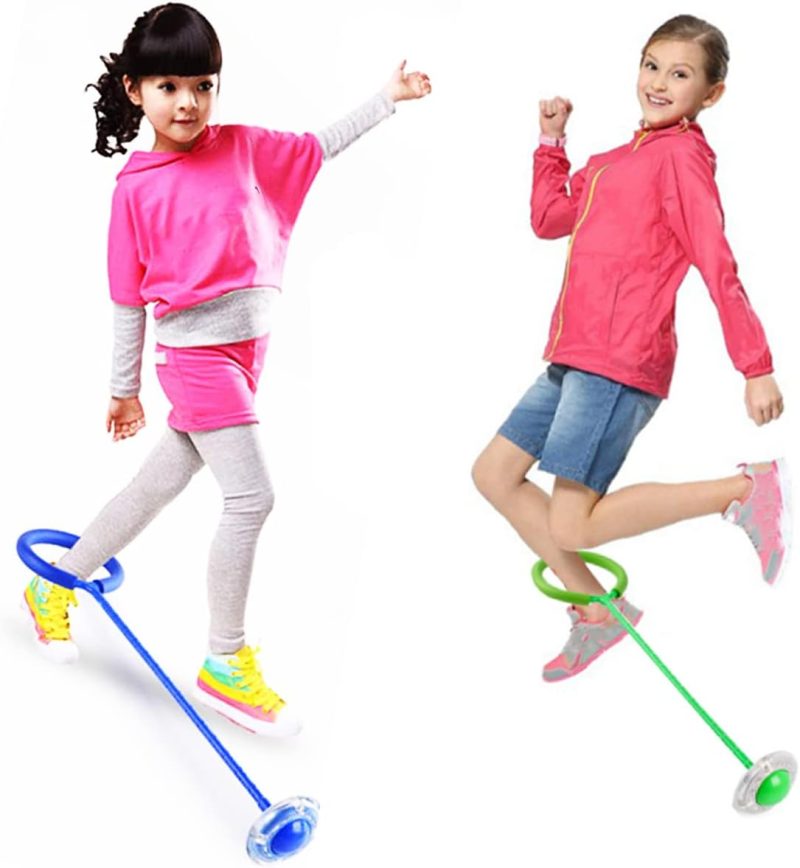 Dynamo Skip-It Ball - Kids Ankle Skip Ball with Flashing Lights - VOLANS