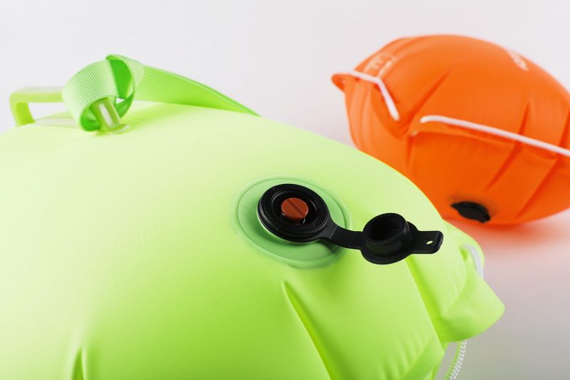 Premium Double Airbag Open Water Swim Buoy with Grab Rope - Image 4