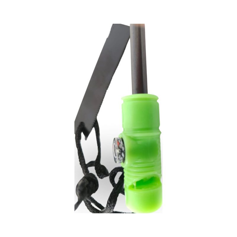 Glow-in-the-Dark Ferro Rod with Bushcraft bag & Jute tinder bundle - Image 3