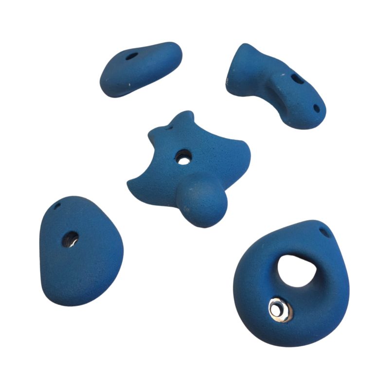 Rock Climbing Holds | Professional Indoor & Outdoor climbing holds | Premium PolyEster (PE) set Extra Large 001 Blue - Image 2