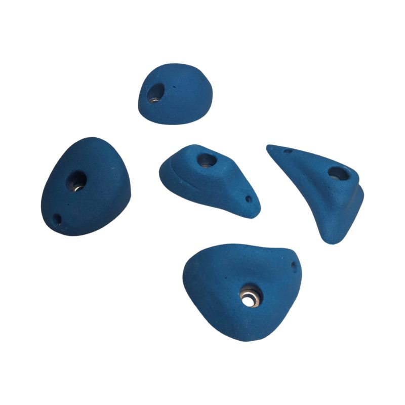 Rock Climbing Holds | Professional Indoor & Outdoor climbing holds | Premium PolyEster (PE) set Medium-002 Blue - Image 2