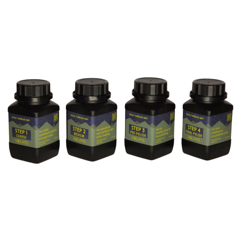 Rock tumbler grit