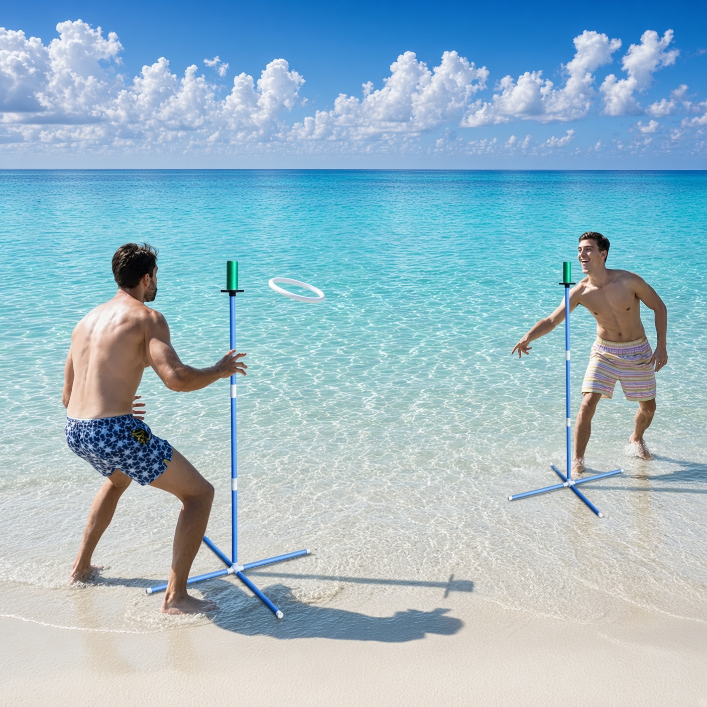 Frisbee Game Set | Hit Each Other’s Target (Blue)