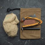 Ferro Rod Striker with Paracord, Whistle, Bushcraft Bag & Tinder Bundle