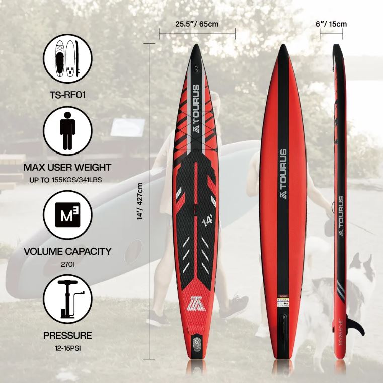 TOURUS Double-Layer Racing SUP Board - Ultimate Performance & Durability - Image 7