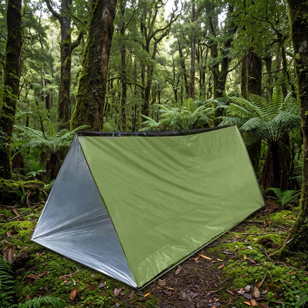 Emergency 2-Person Survival Tube Tent – Green