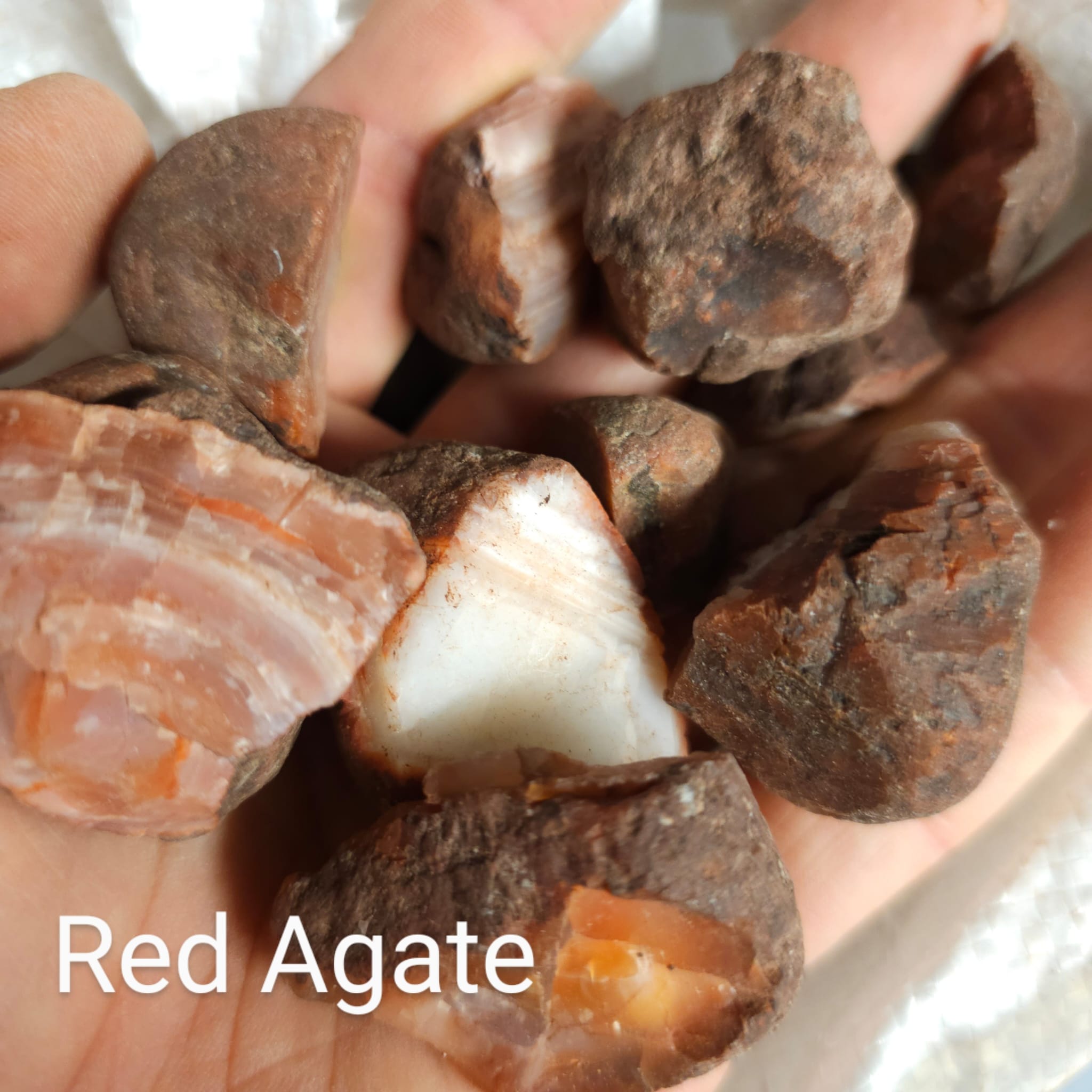 Uncut Red Agate