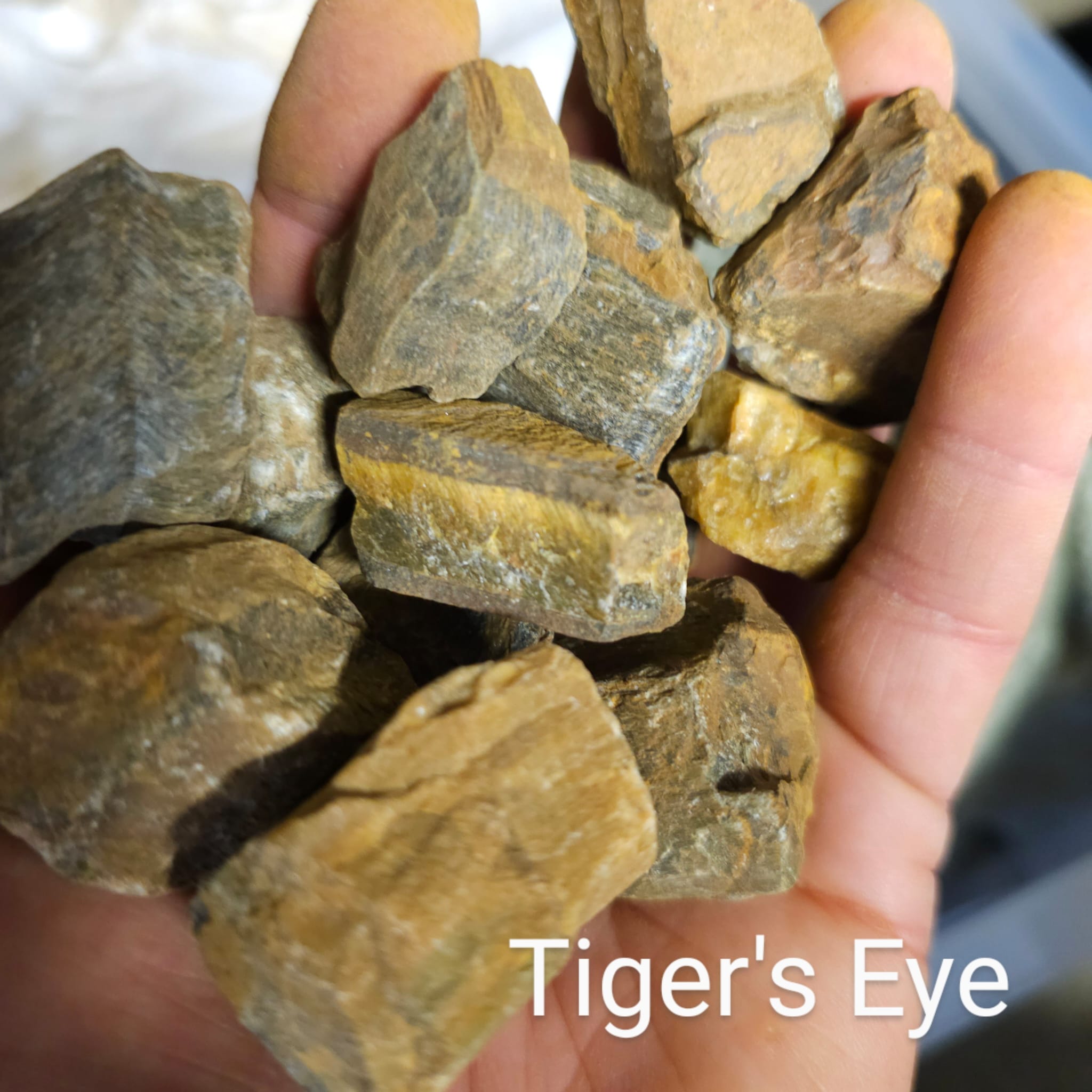 Uncut Tiger’s Eye