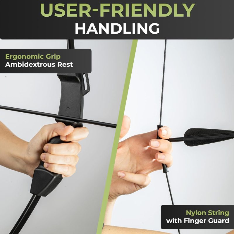 Beginner Bow and Arrow Set with steel tip arrows for Kids - Image 4