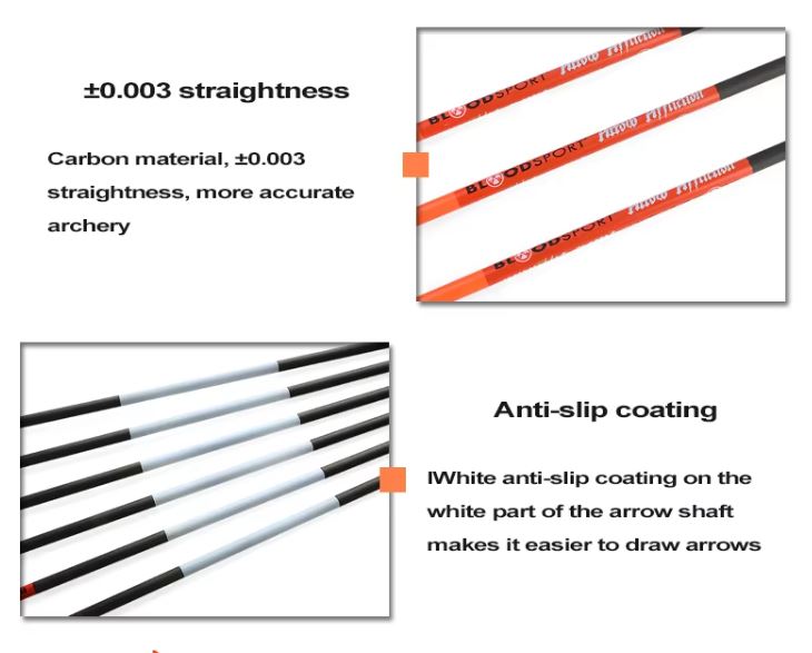 Bloodsport Affliction Arrows - 12 pack 6.2mm, 400 spine 82.5cm length - Image 4