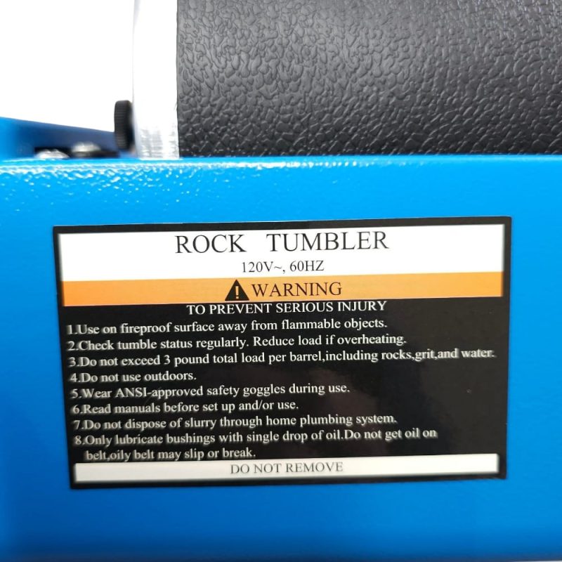 2.7kg DC Motor Dual Rubber Drum Rotary Rock Tumbler – Perfect for Hobbyists and Jewellers - Image 3
