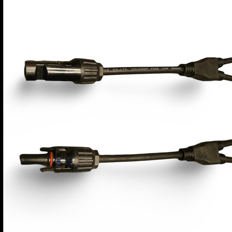 MC4 Y Branch Connectors Pair - 2 in 1 Solar Panel Cable Connector - Image 2