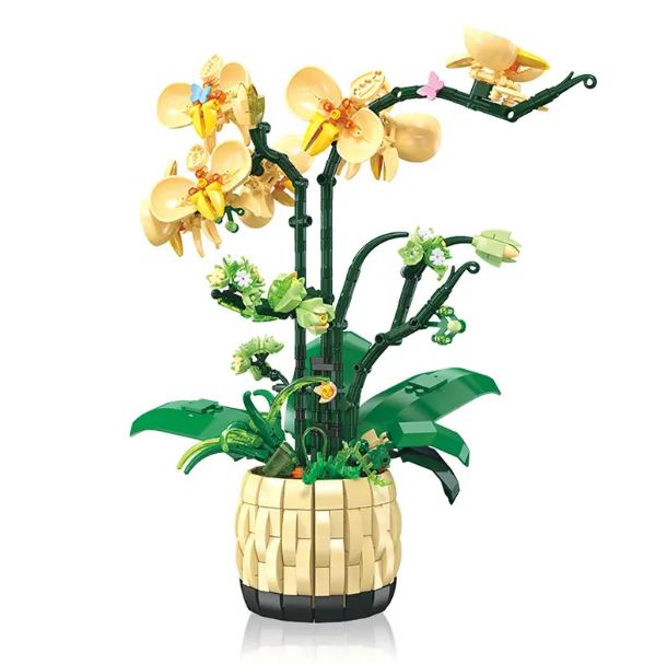Orchid with vase lego